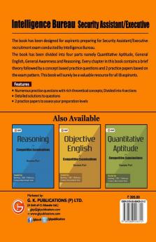 Intelligence Bureau 2018 : Security Assistant/Executive