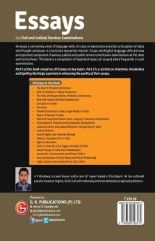 Essays for Civil and Judicial Services Examinations 2019