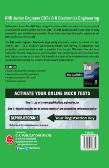 RRB (Railway Recruitment Board) 2019 - Junior Engineer CBT -I & II - Electronics Engineering