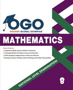 Full Marks Mathematics NLE Olympiad Prep Book for Class 8: Aligned with Bloom's Taxonomy NCERT Syllabus HOTS and Model Test Papers | Strengthens Problem-Solving Skills | Ideal for 2025 & 2026 Olympiads
