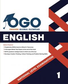 Full Marks English NLE Olympiad Prep Book for Class 1: Aligned with Bloom's Taxonomy NCERT Syllabus HOTS and Model Test Papers | Strengthens Problem-Solving Skills | Ideal for 2025 & 2026 Olympiads