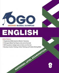 Full Marks English NLE Olympiad Prep Book for Class 8: Aligned with Bloom's Taxonomy NCERT Syllabus HOTS and Model Test Papers | Strengthens Problem-Solving Skills | Ideal for 2025 & 2026 Olympiads