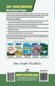 RRB : Junior Engineer / Chemical & Metallurgical Assistant / Depot Material Superintendent – 1st Stage Exam (CBT) Guide