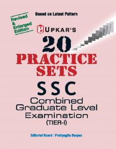 20 Practice Sets SSC Combined Graduate Level EXAMINATION (TIER-I)