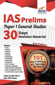 IAS Prelims Paper 1 General Studies 30 Days Revision Material 2nd Edition