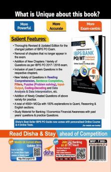 Comprehensive Guide to IBPS Bank PO/ MT Preliminary & Main Exam with Online Course & 4 Online CBTs (8th Edition)