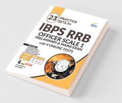 23 Practice Sets for IBPS RRB Officer Scale 1 Preliminary & Mains Exam with 4 Online Tests 4th Edition