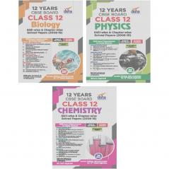 12 Years CBSE Board Class 12 Physics Chemistry Biology Skill-wise & Chapter-wise Solved Papers (2008 - 19) 2nd Edition