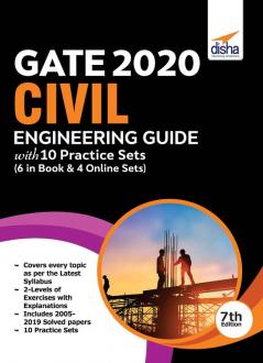 GATE 2020 Civil Engineering Guide with 10 Practice Sets (6 in Book + 4 Online) 7th edition