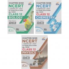 Chapter-wise NCERT + Exemplar + Past 12 Years Solutions for CBSE Class 12 PCB 6th Edition