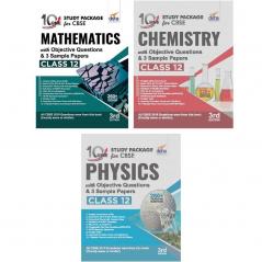 Combo 10 in One Study Package for CBSE Physics Chemistry and Mathematics Class 12 with Objective Questions and 9 Sample Papers 3rd Edition