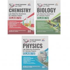 Combo 10 in One Study Package for CBSE Physics Chemistry and Biology Class 12 with Objective Questions and 9 Sample Papers 3rd Edition