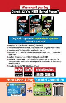 32 Years NEET Chapter-wise & Topic-wise Solved Papers PHYSICS (2019 - 1988) 14th Edition