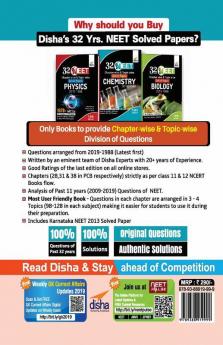 32 Years NEET Chapter-wise & Topic-wise Solved Papers CHEMISTRY (2019 - 1988) 14th Edition