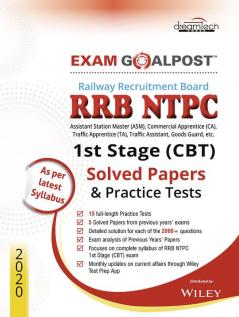 RRB NTPC 1st Stage (CBT) Exam Goalpost Solved Papers and Practice Tests 2019
