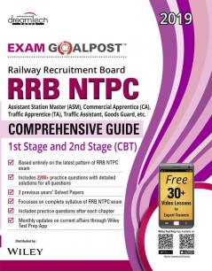 RRB NTPC Exam Goalpost Comprehensive Guide 1st Stage and 2nd Stage (CBT) 2019