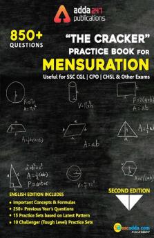 The Cracker Practice Book for Mensuration (In English Printed Edition)