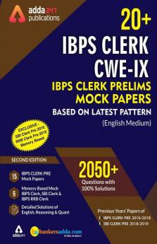 IBPS Clerk 2019 Prelims Mocks Papers (English Printed Edition)