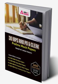 30 IBPS RRB PO & Clerk Prelims Mock Papers Practice Book English Medium