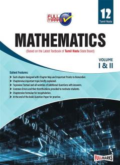 Mathematics (Based On The Latest Textbook Of Tamil Nadu State Board Syllabus) Class 12 Vol-1