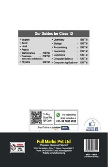 Economics (Based On The Latest Textbook Of Tamil Nadu State Board Syllabus) Class 12