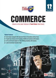 Commerce (Based On The Latest Textbook Of Tamil Nadu State Board Syllabus) Class 12