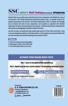 SSC 2019 Group C Multi-Tasking (Non Technical) - 19 Practice Sets