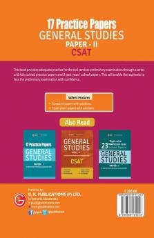 17 Practice Papers General Studies Paper II CSAT for Civil Services Preliminary Examination 2020