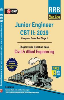 RRB (Railway Recruitment Board) Prime Series 2019 : Junior Engineer CBT 2 - Chapter-wise and Topic-Wise Question Bank - Civil & Allied Engineering