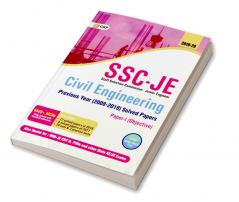 SSC JE Civil Engineering for Junior Engineers Previous Year's Solved Papers (2008-18) 2018-19 for Paper I