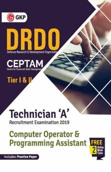 DRDO CEPTAM - Technician A Tier I & II (Computer Operator & Programming Assistant)