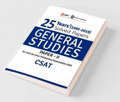 25 Years Solved Papers 1995-2019 General Studies Paper II CSAT for Civil Services Preliminary Examination 2020