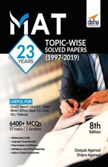 MAT 23 years Topic-wise Solved Papers (1997-2019) 8th Edition