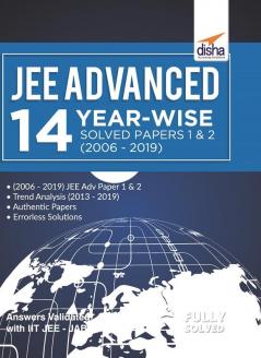 JEE Advanced 14 Year-wise Solved Papers 1 & 2 (2006 - 2019)