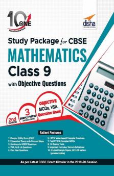 10 in One Study Package for CBSE Mathematics Class 9 with Objective Questions 2nd Edition