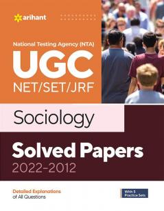 NTA UGC NET/SET/JRF Sociology Solved Papers 2022-2012