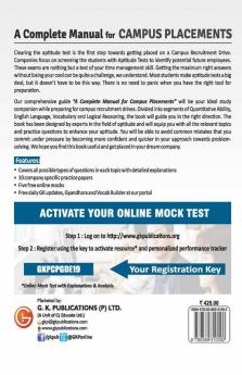 A Complete Manual for Campus Placements