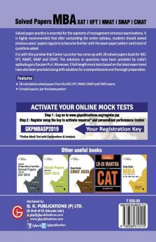 MBA 2019-20 : Solved Papers (XAT|IIFT|NMAT|SNAP|CMAT)