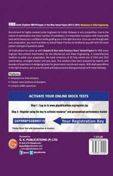 RRB 2019 - Junior Engineer CBT II 30 Sets : Chapter-Wise & Year-Wise solved Papers (2014 & 2015) - Mechanical & Allied Engineering
