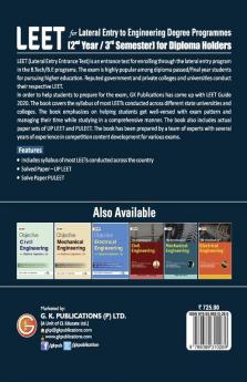 LEET (Lateral Engineering Entrance Test) 2020 - Guide