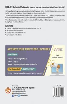 SSC 2020 : Junior Engineer - Mechanical Engineering Paper II - Conventional Solved Papers (2007-2017)