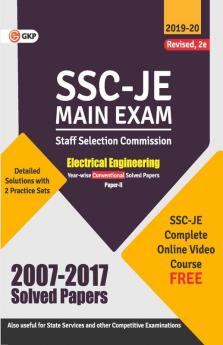 SSC 2020 : Junior Engineer - Electrical Engineering Paper II - Conventional Solved Papers (2007-2017)