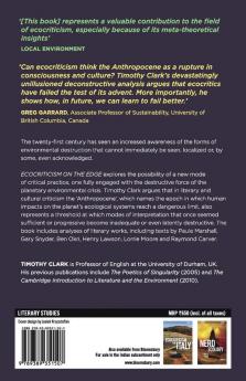 Ecocriticism on the Edge: The Anthropocene as a Threshold Concept