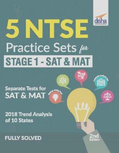 5 NTSE Practice Sets for Stage 1 - SAT & MAT 2nd Edition