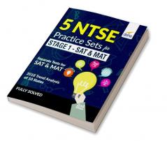 5 NTSE Practice Sets for Stage 1 - SAT & MAT 2nd Edition