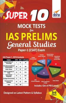 Super 10 Mock Tests for IAS Prelims General Studies 2019 Paper 1 (CSAT) Exam - 3rd Edition