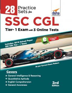 28 Practice Sets for SSC CGL Tier I Exam with 3 Online Tests 3rd Edition