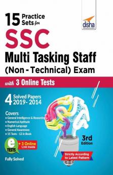 15 Practice Sets for SSC Multi Tasking Staff (Non Technical) Exam with 3 Online Tests 3rd Edition