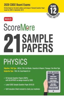 ScoreMore 21 Sample Papers CBSE Boards - Class 12 Physics
