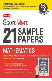 ScoreMore 21 Sample Papers CBSE Boards - Class 12 Mathematics